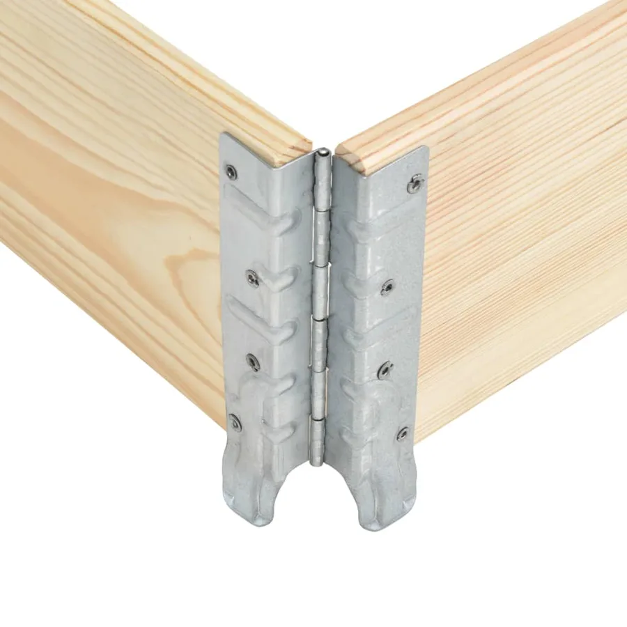 Jardinière surélevée 60x80 cm Bois de pin solide - 5