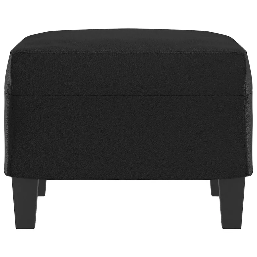 Repose-pied Noir 60x50x41 cm Similicuir - 4