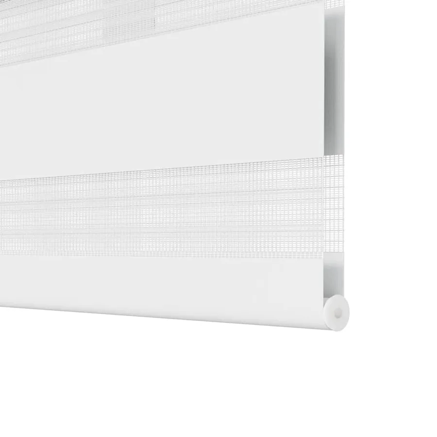 Store vénitien zébré 60,9 x 120 cm, largeur du tissu 56,7 cm, blanc - 10
