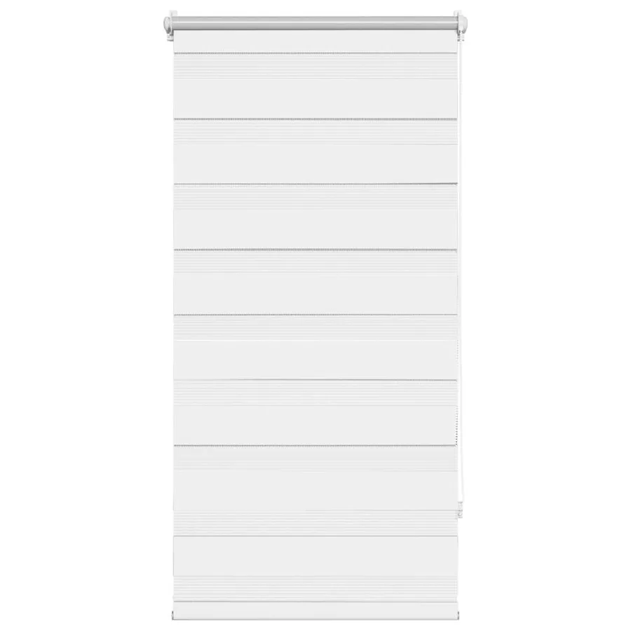 Store vénitien zébré 60,9 x 120 cm, largeur du tissu 56,7 cm, blanc - 2