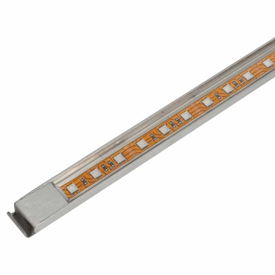 Fontaine rectangulaire de piscine avec LED Inox 30 cm - 4