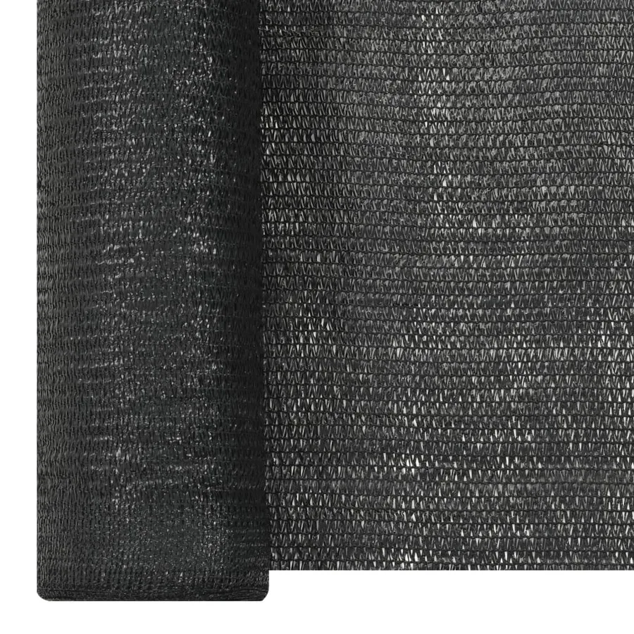 Filet brise-vue Noir 2x10 m PEHD 150 g/m² - 3