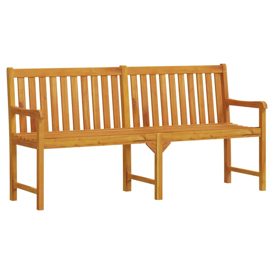 Banc de jardin 180 cm Bois solide d'acacia - 2