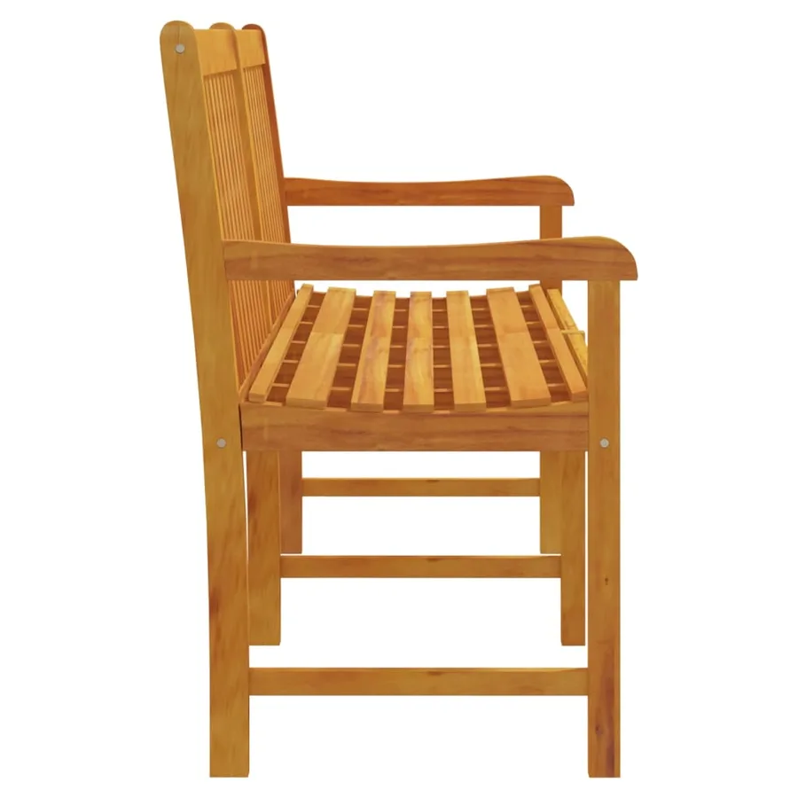 Banc de jardin 180 cm Bois solide d'acacia - 4