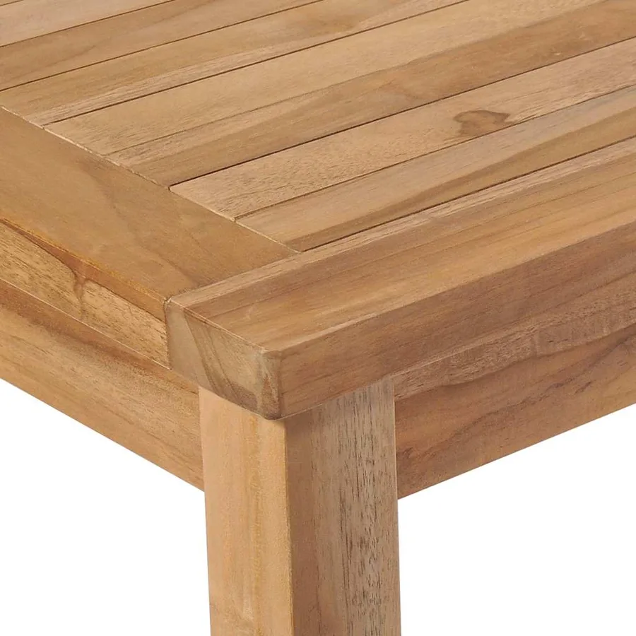 Ensemble de salle à manger de jardin 7 pièces 150 x 90 cm en bois de teck massif - 10