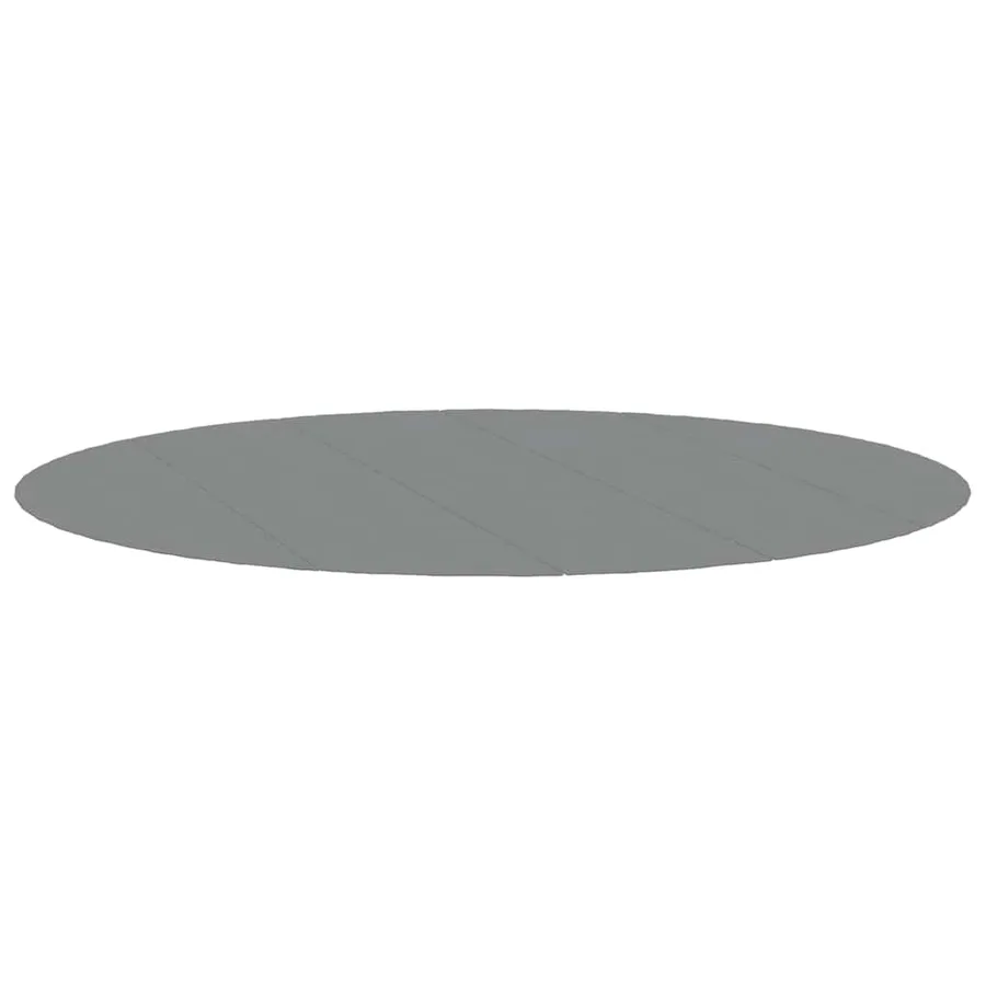 Bâche de piscine gris clair Ø550 cm géotextile polyester - 2