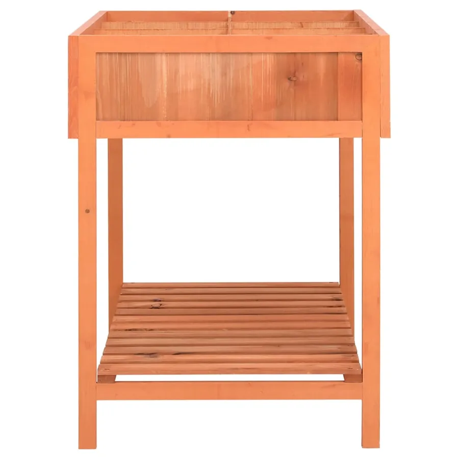 Jardinière à herbes 80x60x80 cm Bois de sapin massif - 4