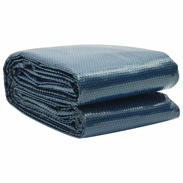Film solaire de piscine flottant PE 527 cm Noir et bleu