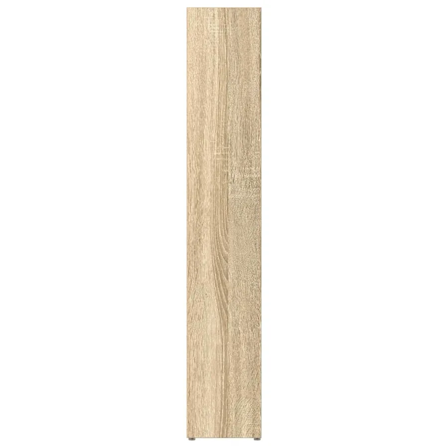 Armoires à CD 2 pcs Chêne sonoma 21x16x93,5 cm Aggloméré - 7