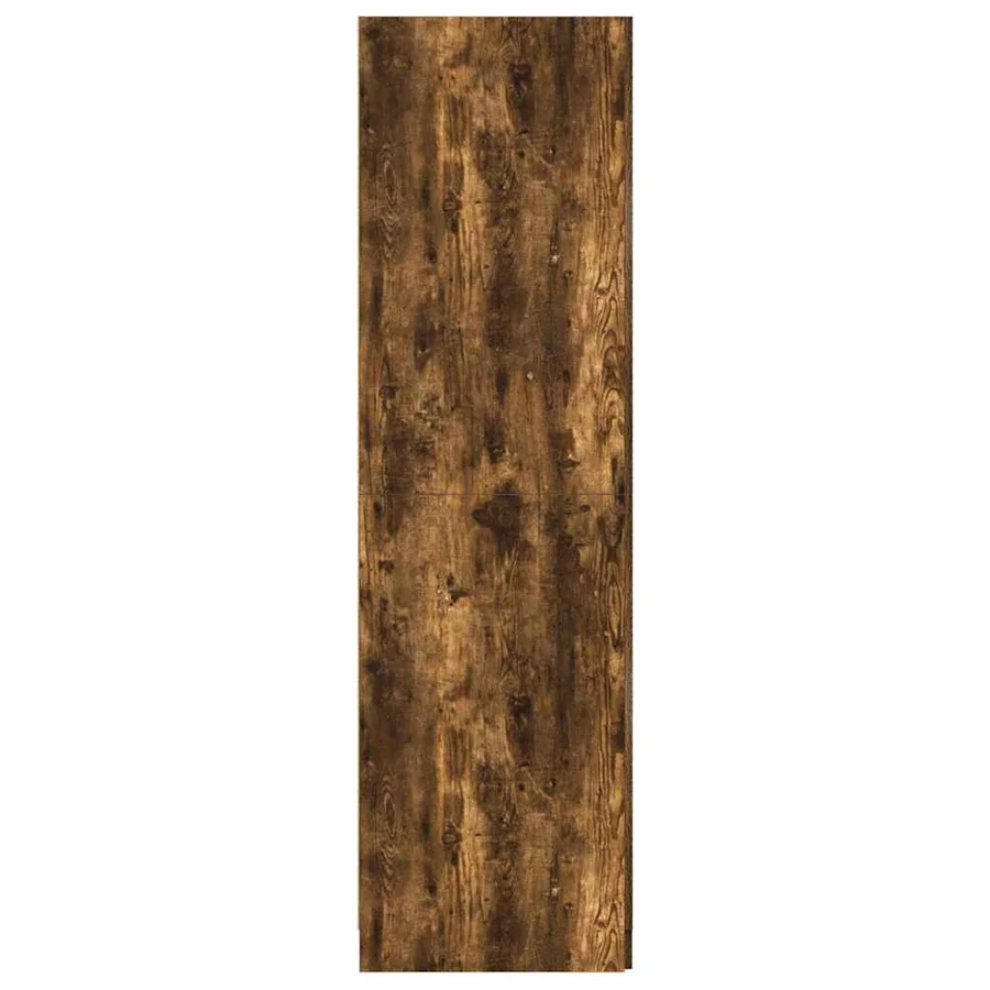 Garde-robe Chêne fumé 80x52x180 cm Bois d'ingénierie - 6