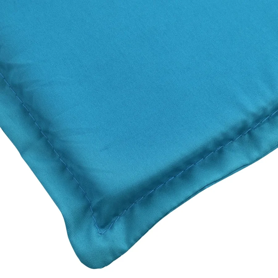 Coussin de chaise longue bleu 200x70x3 cm tissu oxford - 7