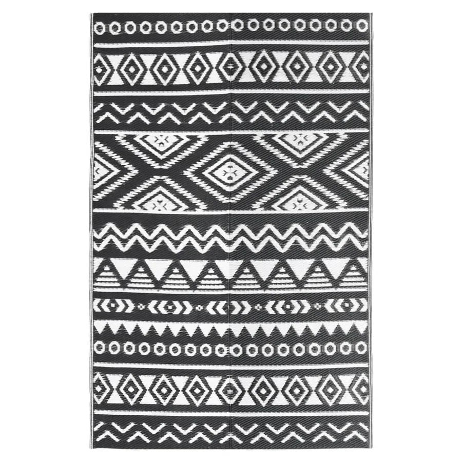 Tapis d'extérieur ARAKIL Noir 190x290 cm PP - 2