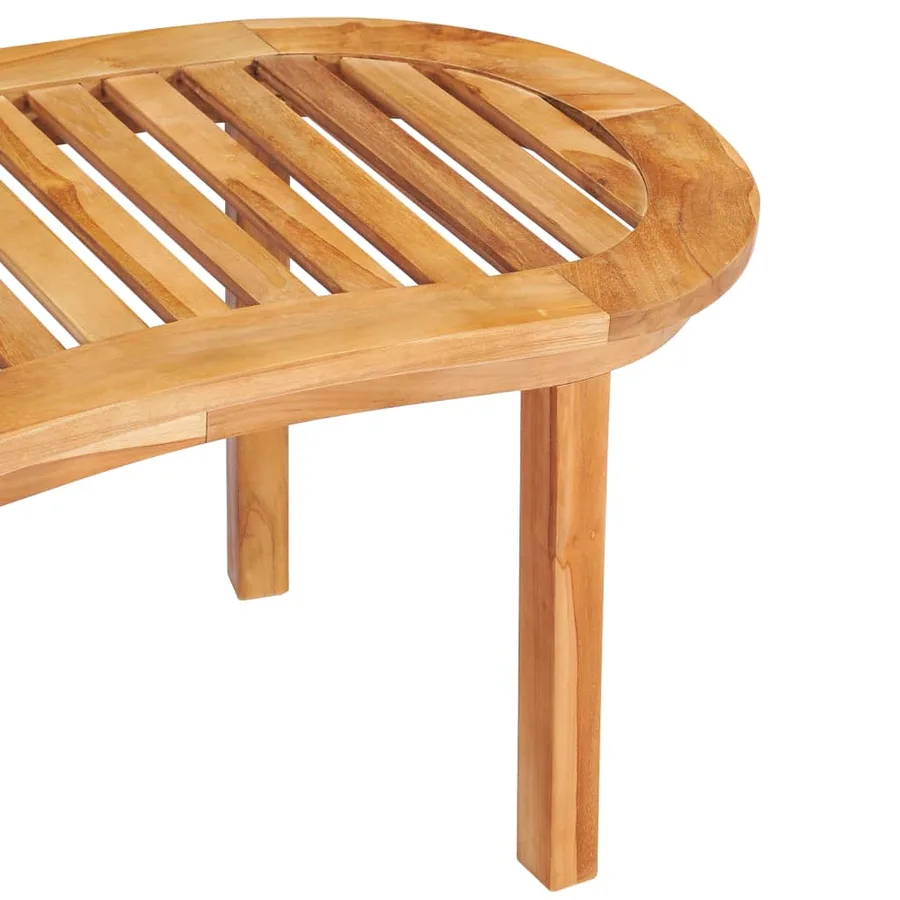 Table basse 90x50x45 cm Bois de teck solide - 5