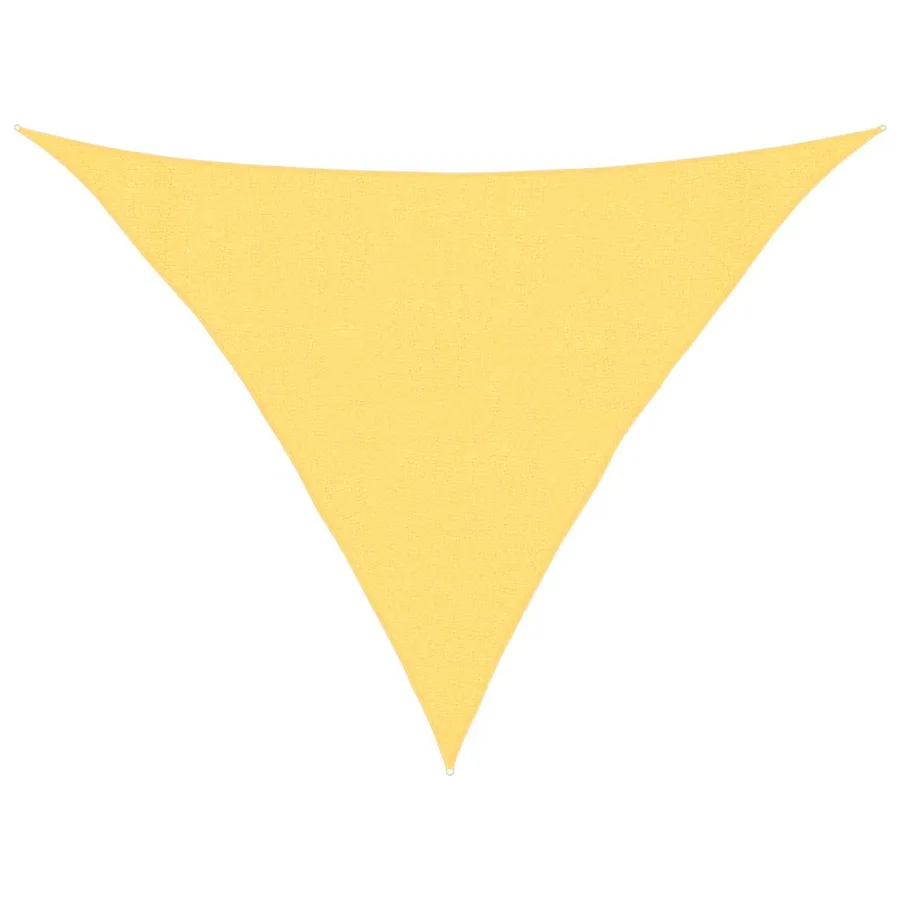 Voile d'ombrage 160 g/m² Beige 3x3x4,2 m PEHD - 2