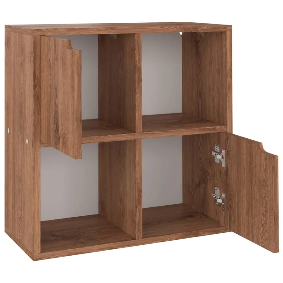 Bibliothèque Chêne marron 60x27,5x59,5 cm Bois d’ingénierie - 2