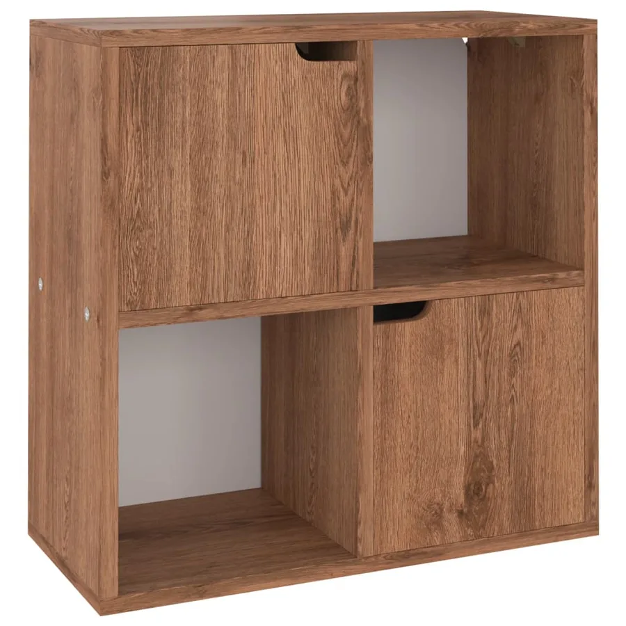 Bibliothèque Chêne marron 60x27,5x59,5 cm Bois d’ingénierie - 5