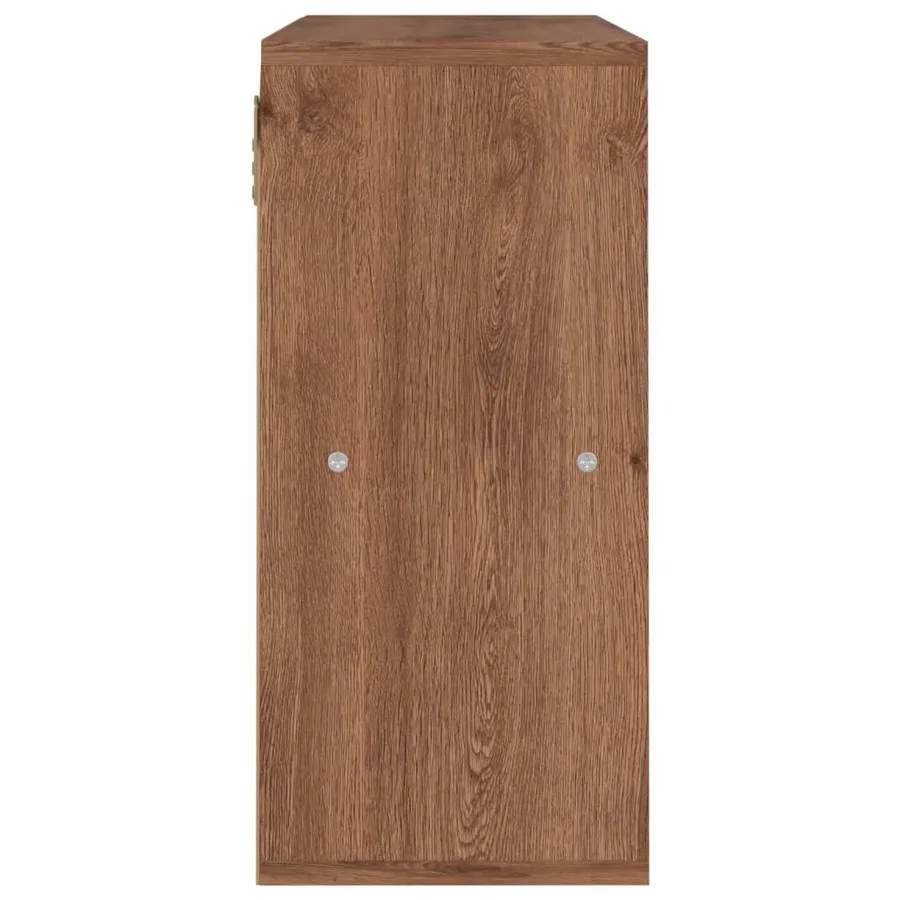 Bibliothèque Chêne marron 60x27,5x59,5 cm Bois d’ingénierie - 7