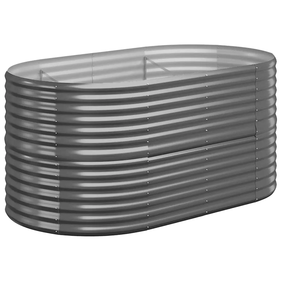 Lit surélevé de jardin Acier galvanisé Anthracite - 2