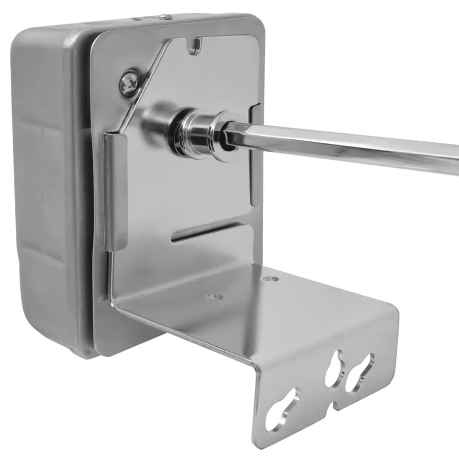 Broche à rôtir avec moteur 1000 mm Acier - 4