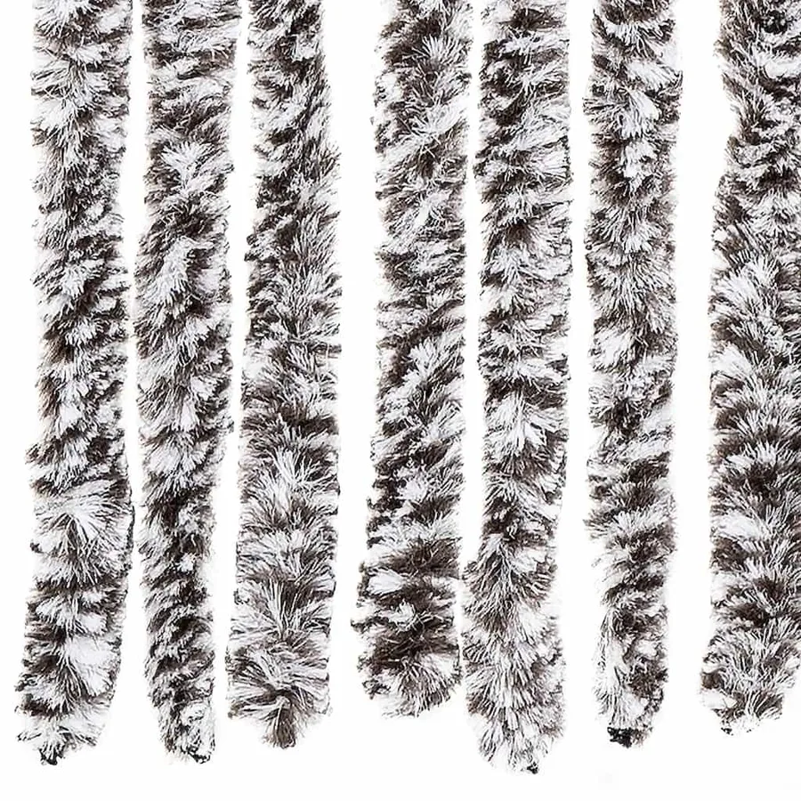 Moustiquaire Marron et beige 56x200 cm Chenille - 5