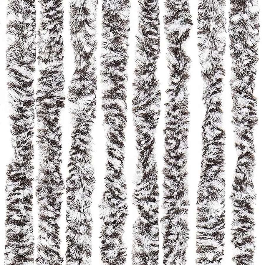 Moustiquaire Marron et beige 56x200 cm Chenille - 6