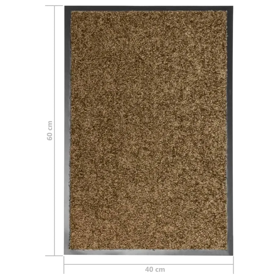 Paillasson lavable Marron 40x60 cm - 6