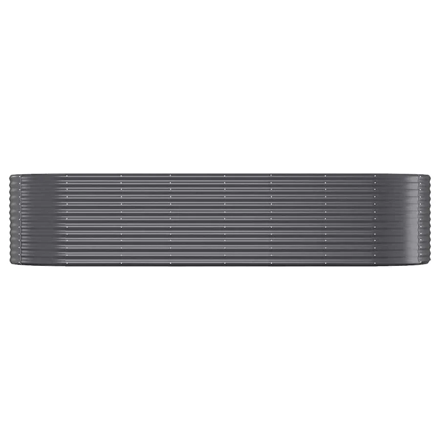 Lit surélevé de jardin Acier galvanisé Anthracite - 3