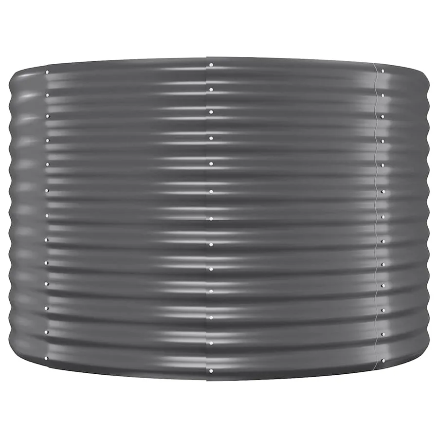 Lit surélevé de jardin Acier galvanisé Anthracite - 4