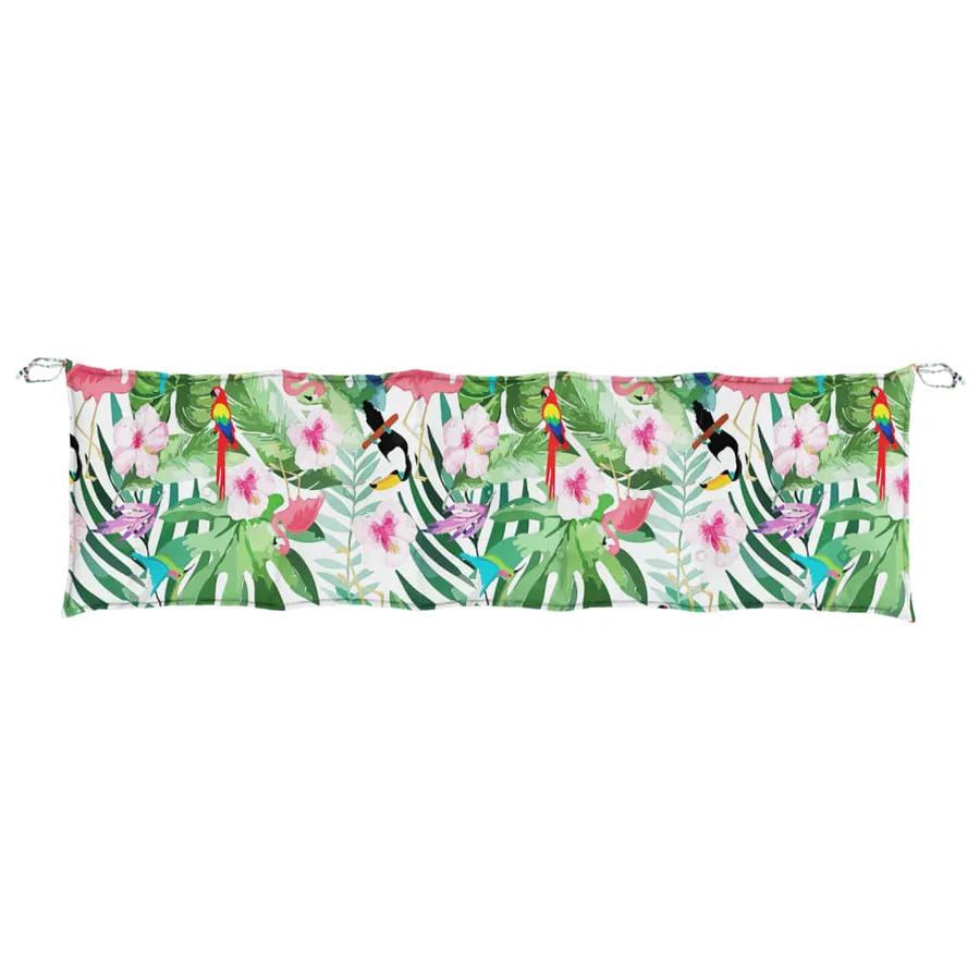 Coussin de banc de jardin multicolore 180x50x7 cm tissu oxford - 4