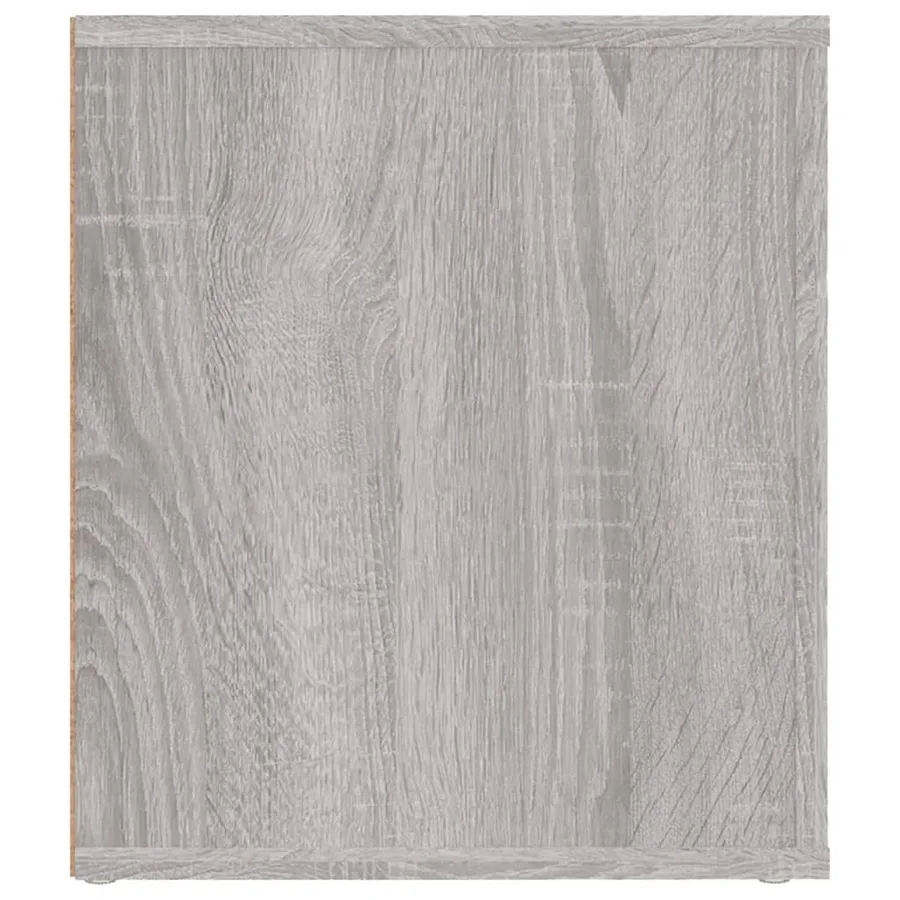 Meuble TV Sonoma gris 100x35x40 cm Bois d'ingénierie - 7