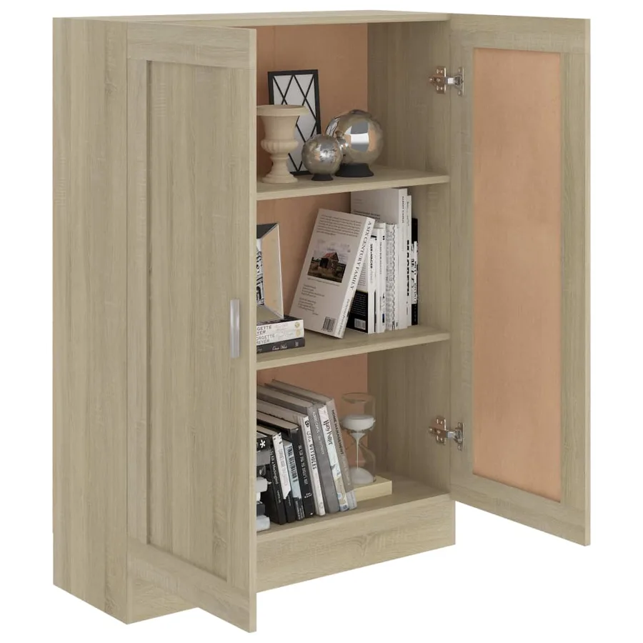 Bibliothèque Chêne sonoma 82,5x30,5x115 cm Bois d'ingénierie - 7