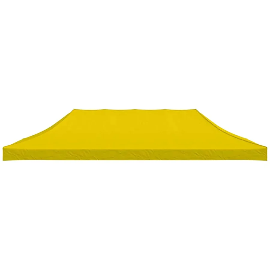 Toit de tente de réception 6x3 m Jaune 270 g/m² - 3