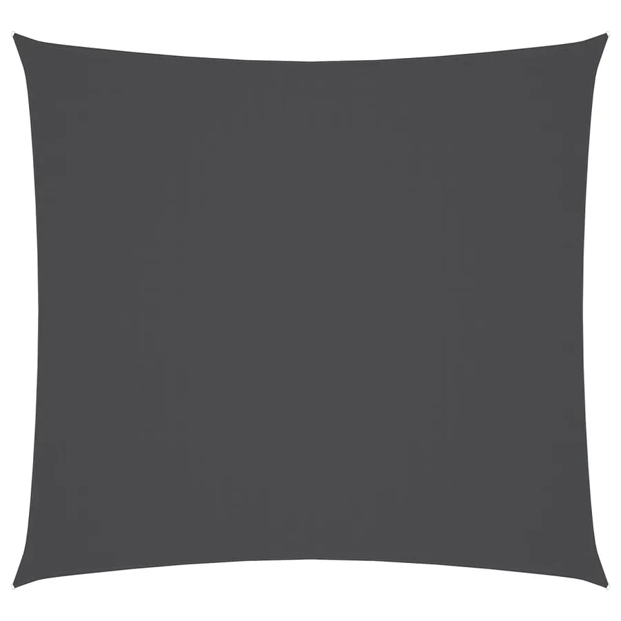 Parasol en tissu oxford carré 7x7 m anthracite - 2