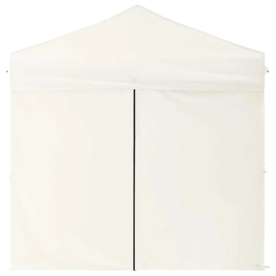 Tente de réception pliable avec parois Crème 2x2 m - 4