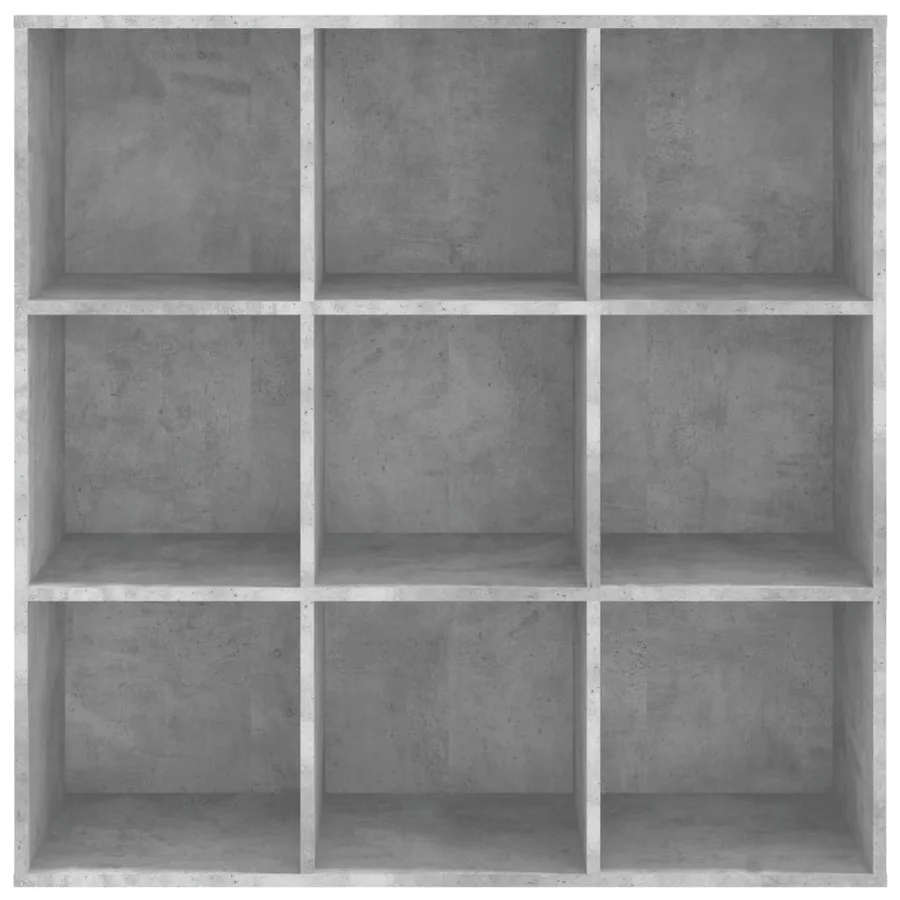 Bibliothèque gris béton 98x29x97,5 cm bois d'ingénierie - 4