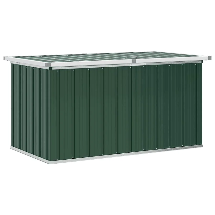 Coffre de rangement de jardin Vert 129x67x65 cm - 2