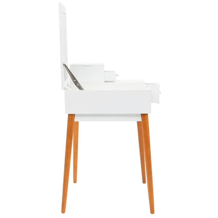 Coiffeuse avec miroir MDF 60 x 50 x 86 cm - 10
