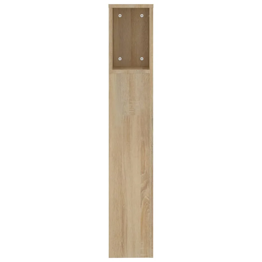 Armoire de tête de lit chêne sonoma 200x18,5x104,5 cm - 4