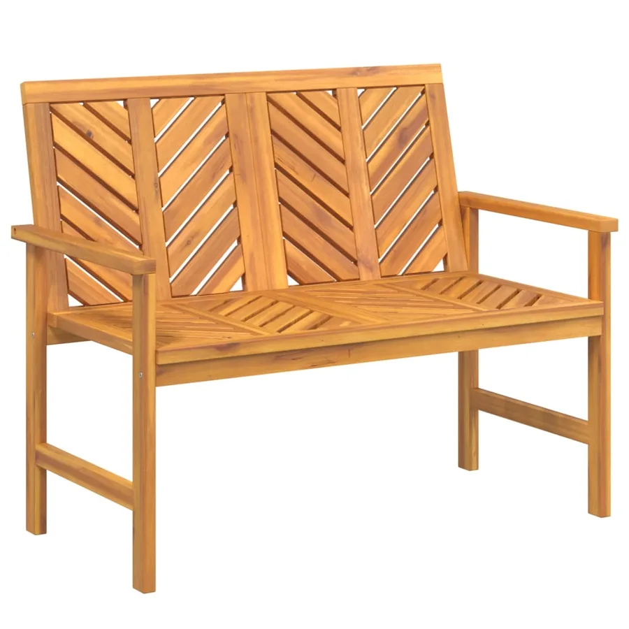 Banc de jardin 109 cm bois massif d'acacia - 2
