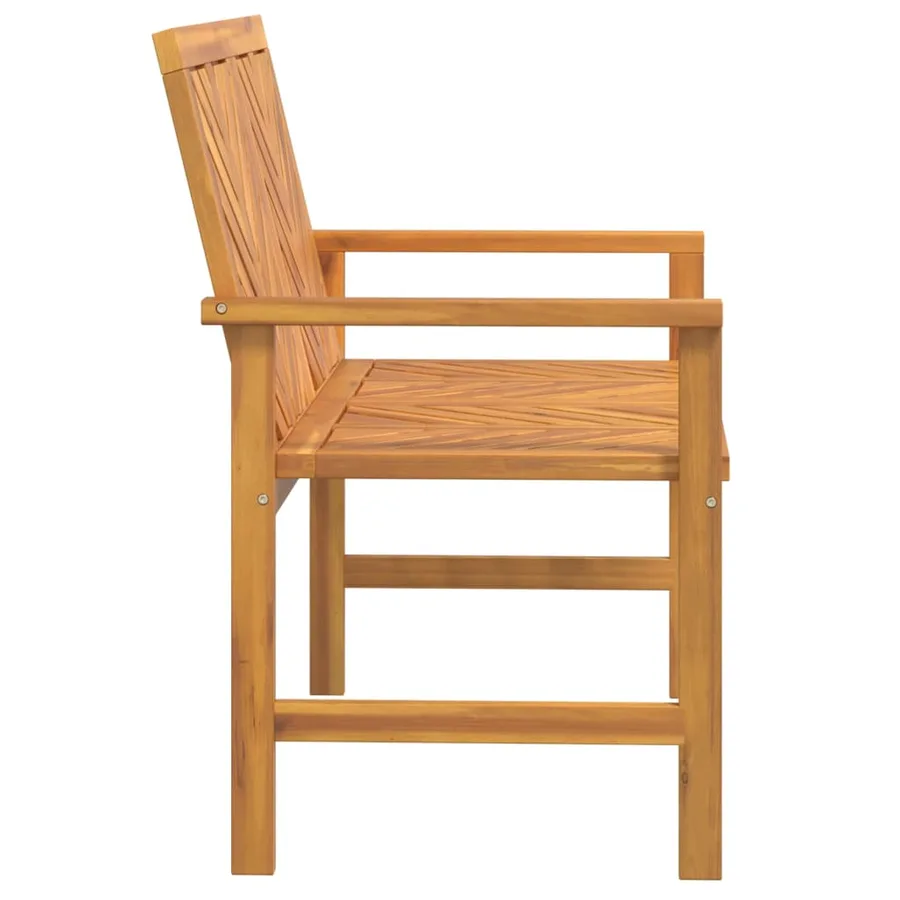 Banc de jardin 109 cm bois massif d'acacia - 4