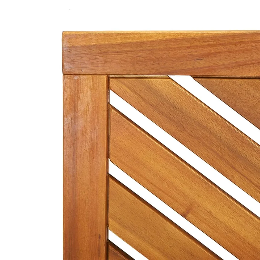 Banc de jardin 109 cm bois massif d'acacia - 6