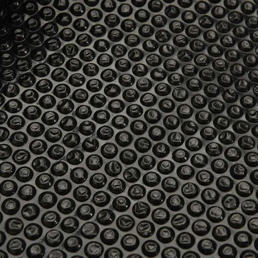 Couverture de piscine rectangulaire 1000x600 cm PE Noir - 5