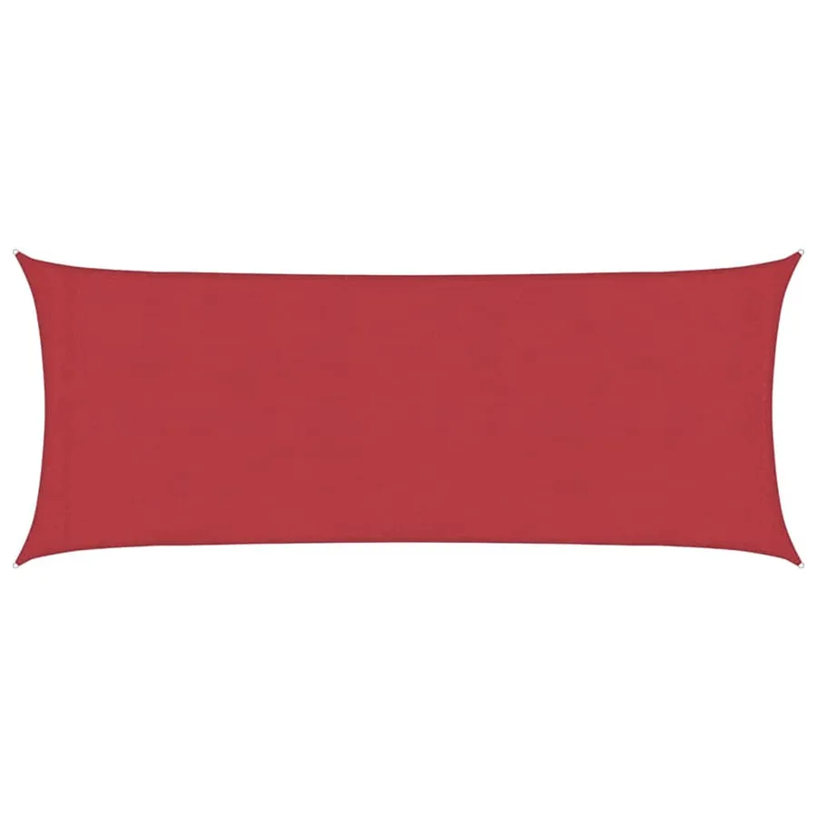 Voile d'ombrage 160 g/m² Rouge 2x5 m PEHD - 2