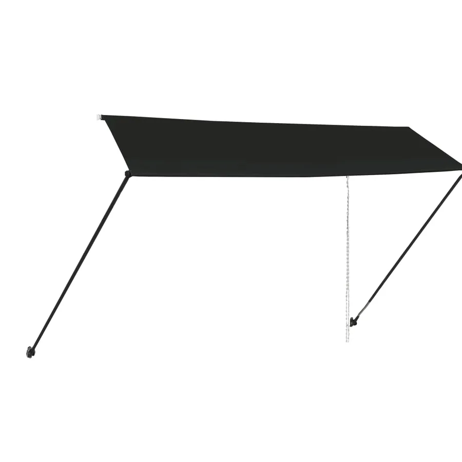 Auvent rétractable avec LED 350x150 cm Anthracite - 4