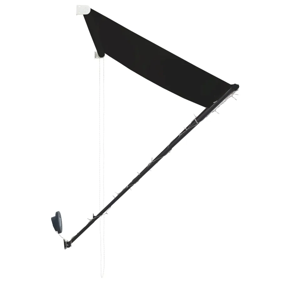 Auvent rétractable avec LED 350x150 cm Anthracite - 6
