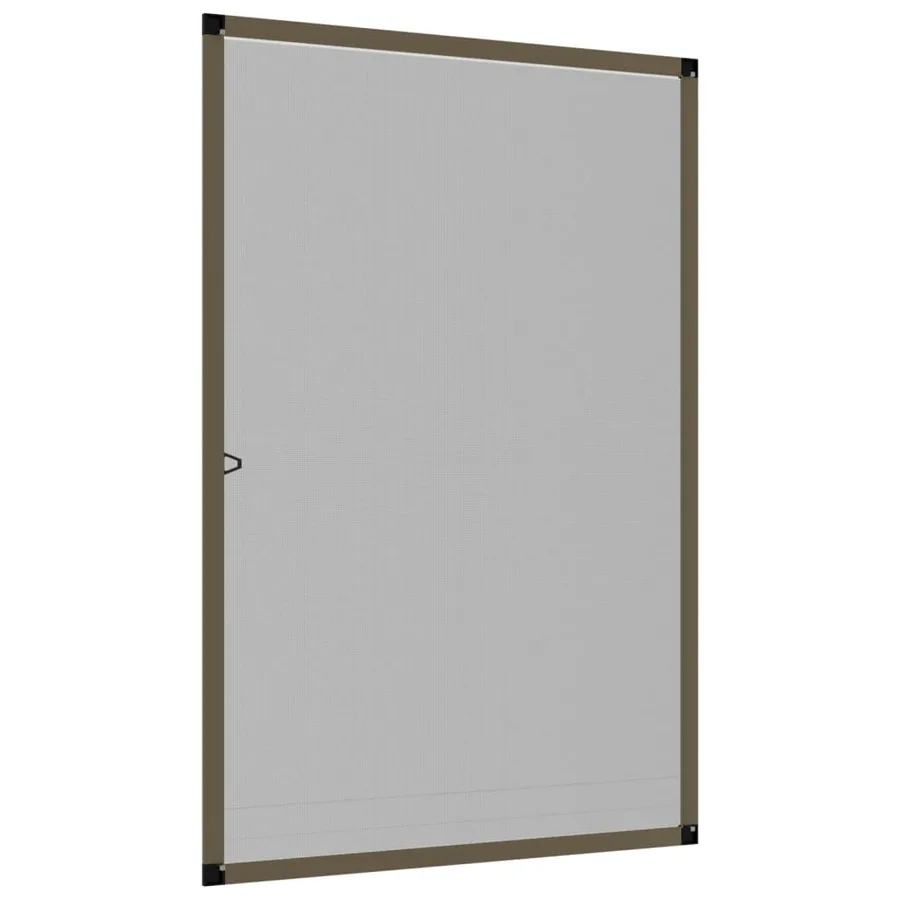 Moustiquaire pour fenêtres Marron 80x120 cm - 4
