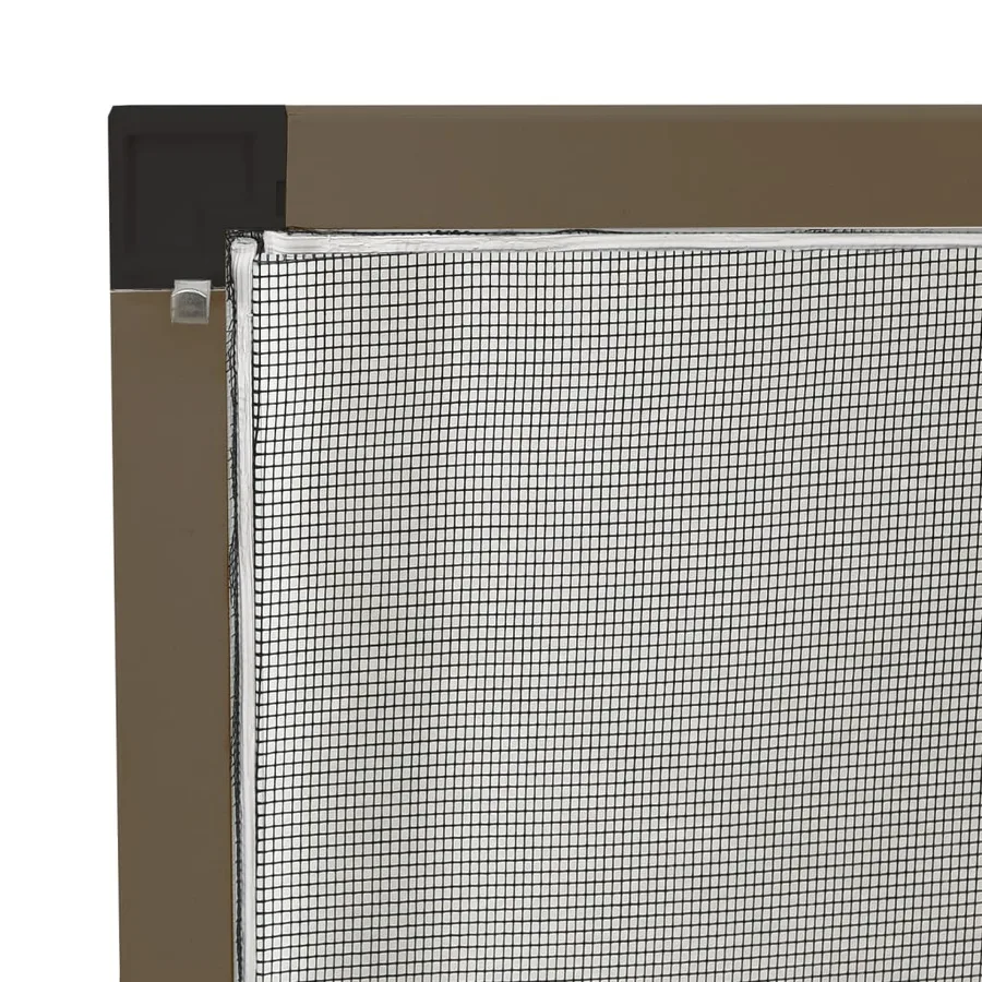 Moustiquaire pour fenêtres Marron 80x120 cm - 7