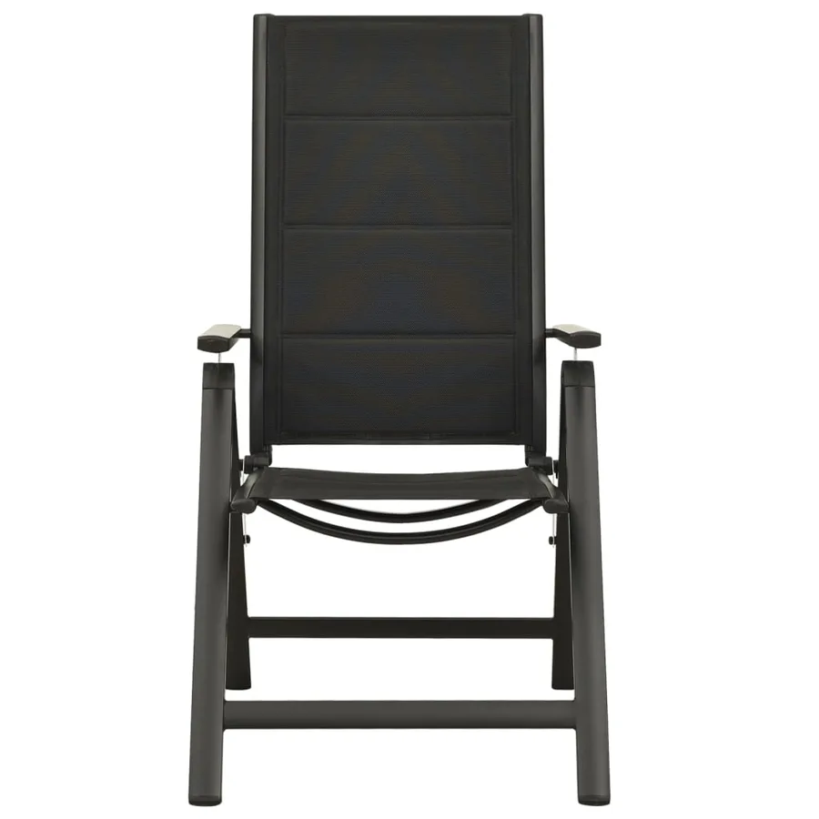 Ensemble à manger de jardin 7 pcs aluminium anthracite - 8