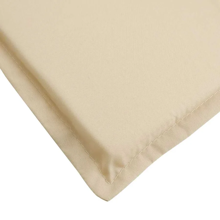 Coussin de chaise longue beige 180x60x4 cm tissu oxford - 6
