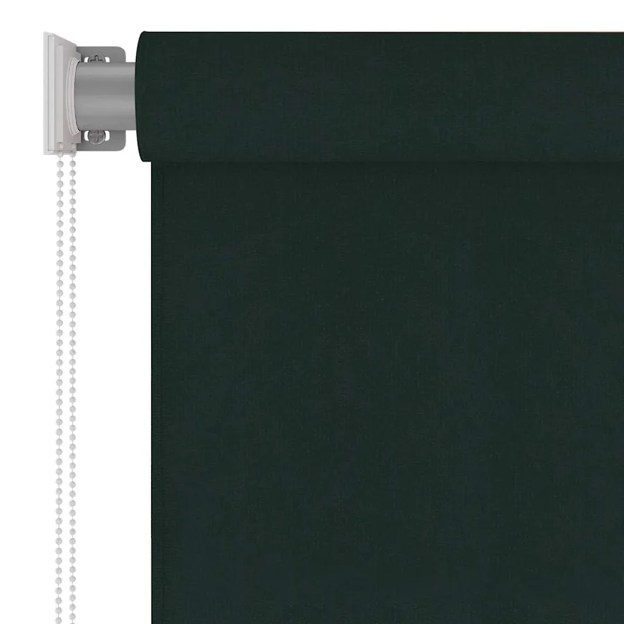 Store roulant d'extérieur 65 (l) x 140 (H) cm HDPE vert foncé - 3